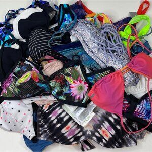 Reseller Bundle Womens Swimsuit Variety Mixed Sizes Styles 20 Piece Bundle Box I